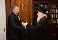 Συνάντηση του Προέδρου του ΙΣΑ και της ΚΕΔΕ Γ. Πατούλη με τον Αρχιεπίσκοπο Αμερικής Δημήτριο στη Ν. Υόρκη