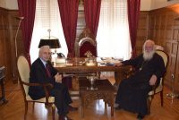 Συνάντηση Μακαριωτάτου Αρχιεπισκόπου Αθηνών και Πάσης Ελλάδος κ.κ. Ιερώνυμου με τον Πρόεδρο του Ελληνικού Ερυθρού Σταυρού