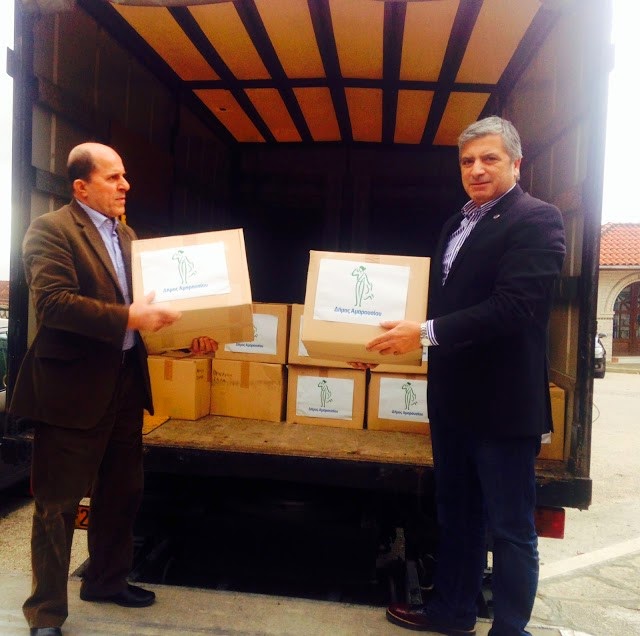Προσφορά Αγάπης και αλληλεγγύης από το Δήμο Αμαρουσίου στις ευπαθείς ομάδες της ακριτικής Κόνιτσας, στα Ελληνοαλβανικά σύνορα