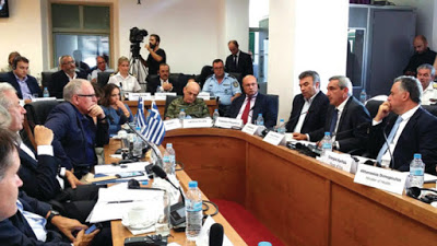 Στο πλαίσιο της επίσκεψης στην ΚΩ του Επιτρόπου Μεταναστευτικής Πολιτικής της Ευρωπαϊκής Επιτροπής συμμετείχε ο Υπουργός Υγείας κ. Θάνος Δημόπουλος