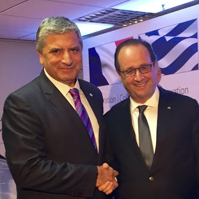 Συνάντηση Προέδρου του ΙΣΑ Γ. Πατούλη με τον Πρόεδρο της Γαλλικής Δημοκρατίας François Hollande
