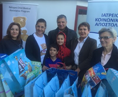 Το Ιατρείο Κοινωνικής Αποστολής συμμετείχε σε γεύμα αγάπης, για τους πρόσφυγες και τους μετανάστες που φιλοξενούνται στο Ελληνικό