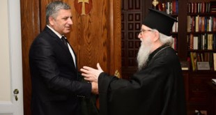 Συνάντηση του Προέδρου του ΙΣΑ και της ΚΕΔΕ Γ. Πατούλη με τον Αρχιεπίσκοπο Αμερικής Δημήτριο στη Ν. Υόρκη