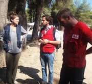 Επίσκεψη κλιμακίου του ECHO στα Κέντρα φιλοξενίας προσφύγων και μεταναστών στον Σκαραμαγκά και τη Ριτσώνα.