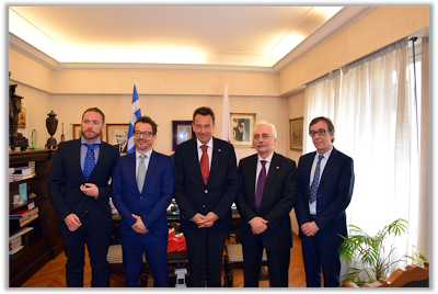 Συνάντηση του Επικεφαλής της Αποστολής της Διεθνούς Επιτροπής Ερυθρού Σταυρού (ICRC) για την Ευρώπη με τον Πρόεδρο του Ε.Ε.Σ.