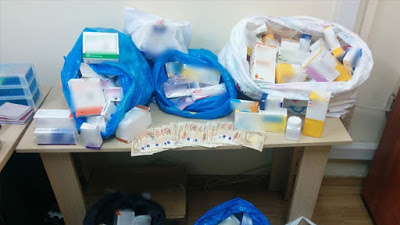 «Nτου» σε παράνομη φαρμακαποθήκη στην Αττική