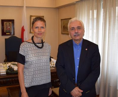 Επίσκεψη της νέας Επικεφαλής της Αποστολής της ICRC για την Ελλάδα στα Κεντρικά Γραφεία του Ελληνικού Ερυθρού Σταυρού