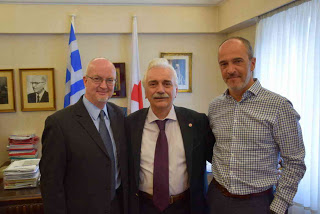 Συνάντηση του Προέδρου του Ελληνικού Ερυθρού Σταυρού με τον Επικεφαλής των Ευρωπαϊκών Επιχειρήσεων της IFRC για το μεταναστευτικό