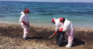 Οι Σαμαρείτες Διασώστες & Ναυαγοσώστες του Ε.Ε.Σ. στις επιχειρήσεις απορρύπανσης/καθαρισμού της ακτής του Σαρωνικού