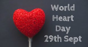 Παγκόσμια Ημέρα Καρδιάς. Θυμηθείτε να φροντίσετε την καρδιά σας!