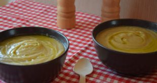 Βελουτέ σούπα πατάτα- σελινόριζα με λάδι μαύρης τρούφας (έτοιμη σε 10 λεπτά)