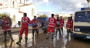 Συμμετοχή στις προσπάθειες αντιμετώπισης των καταστροφών από τις πλημμύρες στην περιοχή του Αγρινίου